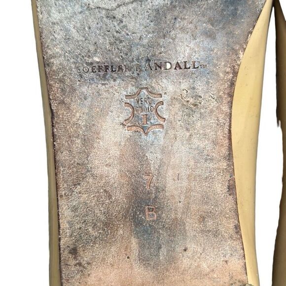 Loeffler Randall Women's Willow Flat with Mignon Knot in Tan Size 7 - Picture 4 of 8